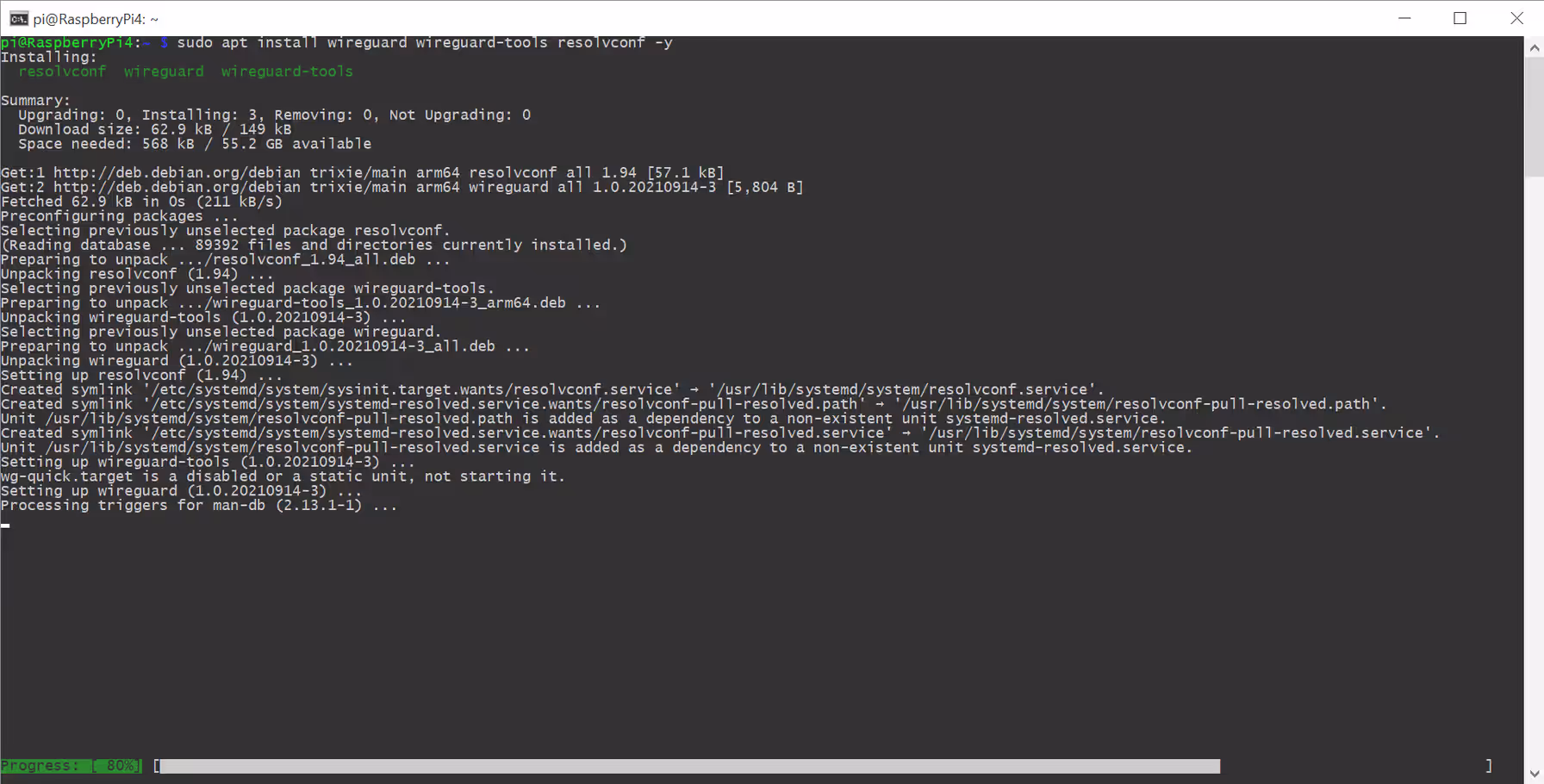 WireGuard installation
